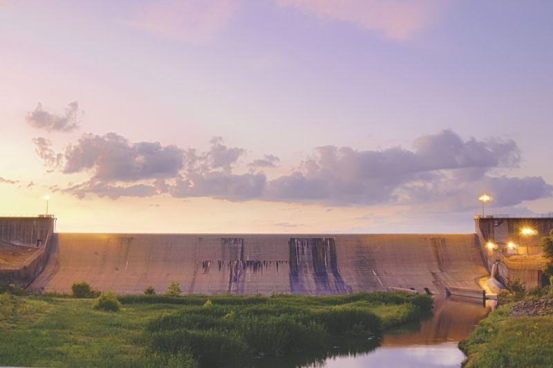 File:Lake Tawakoni Iron Bridge Dam in East Texas.jpg